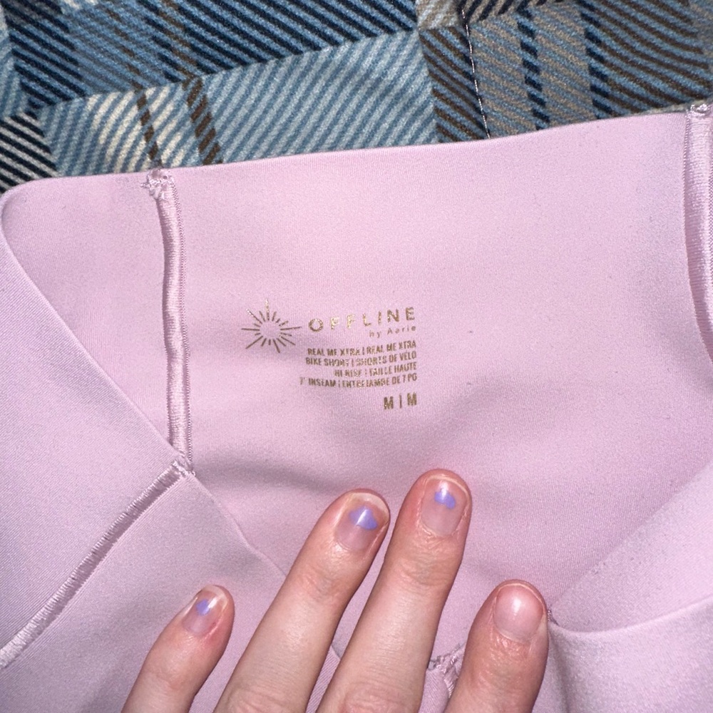 Aerie Pink Bike Shorts